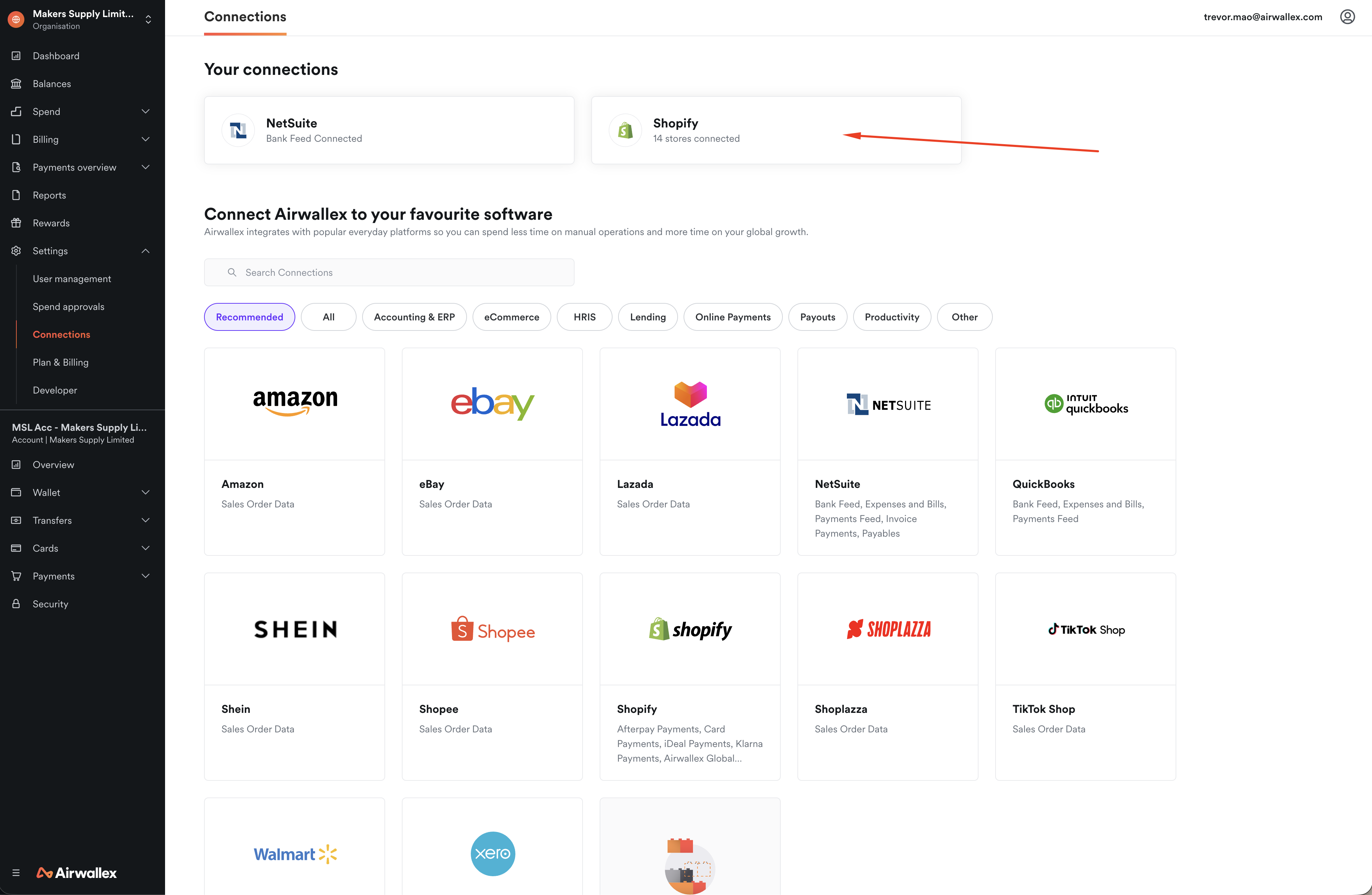 Shopify Sales Order App Airwallex